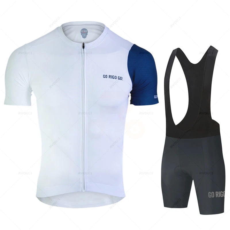 Go Rigo Go Cycling Set Clothing Team Jersey Kit Men Short Sleeve MTB Clothes Bike Uniforme Ropa Ciclismo Hombre cycling jersey cycling suit cycling jersey set