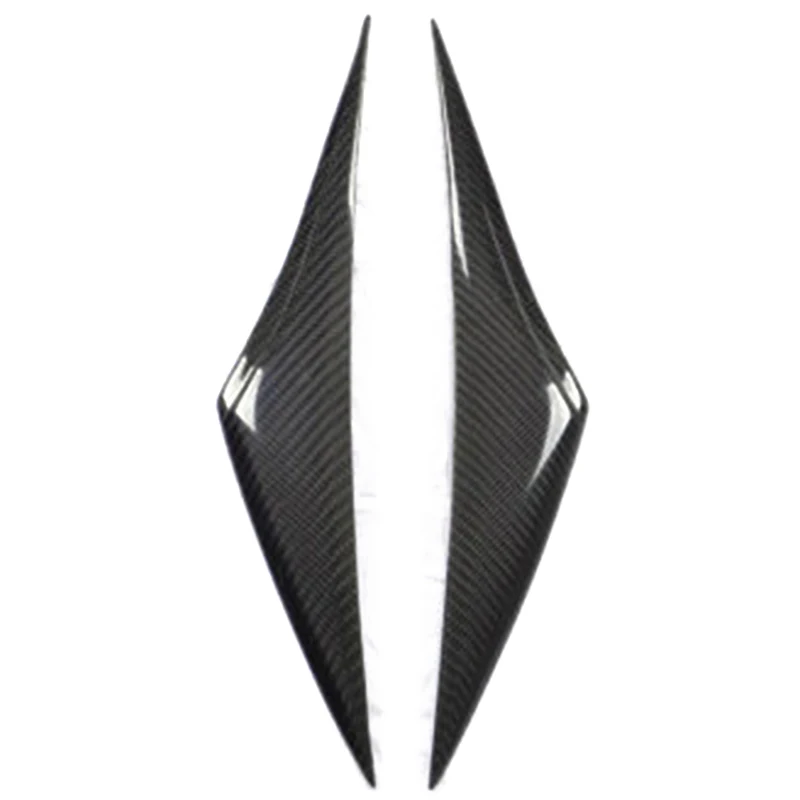 

Carbon Fiber Front Headlight Lamp Cover Trim head light lamp Eyelid Strips for Mazda 3 Axela