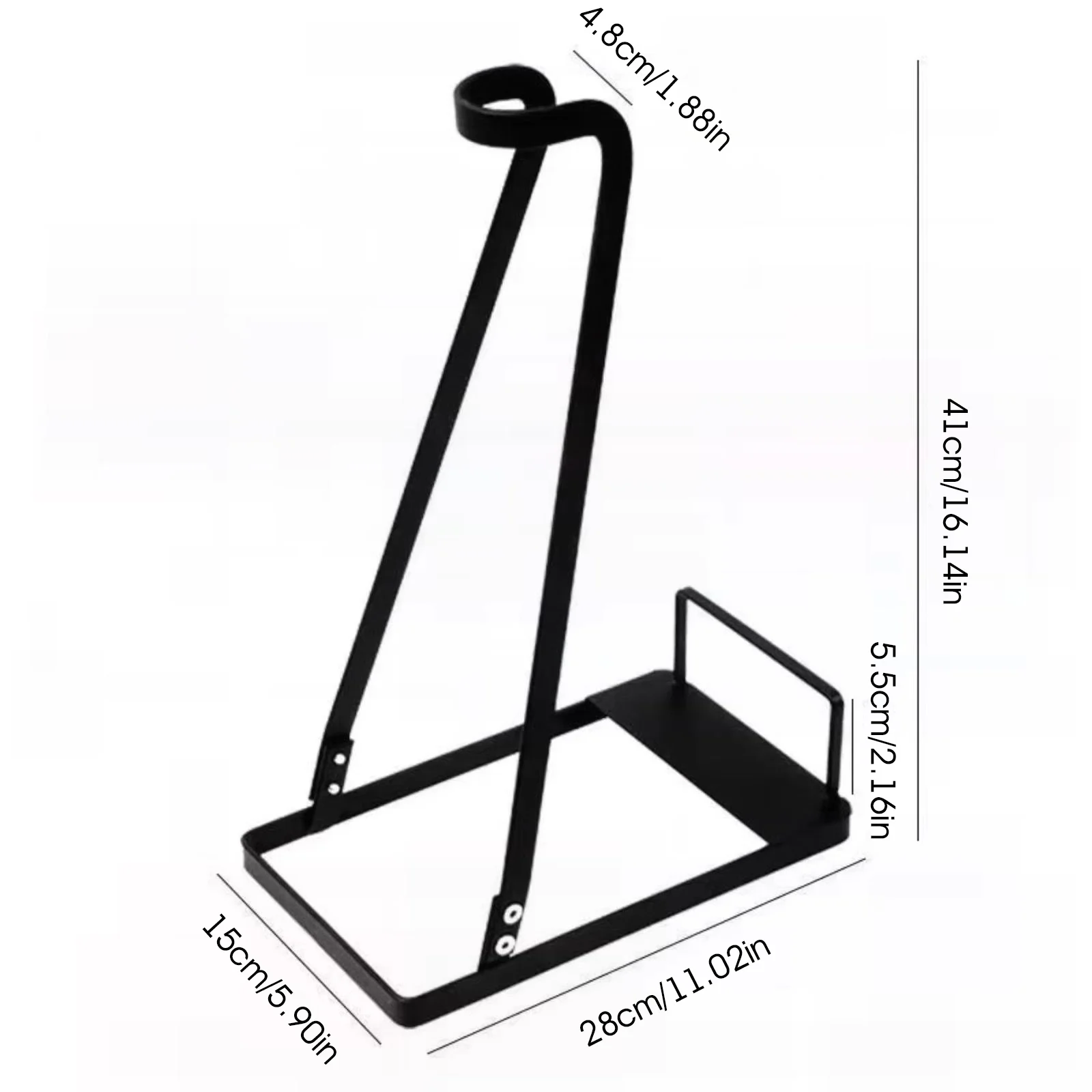 Durable Metal Vacuum Stand for Accessories - Sturdy and Portable Design