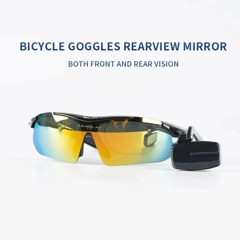 Rrskit Bicycle Goggles Rearview Mirror Cycling Sun Glasses
