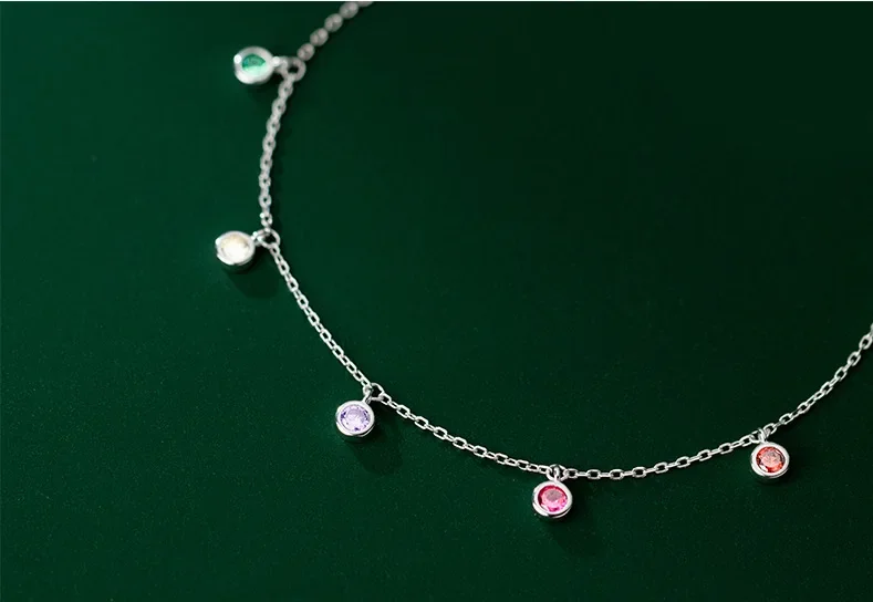 925 فضة قابل للتعديل شرابة الزركون جولة الخرزة سحر...