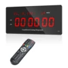 Gym Timer Interval Workout Clock for Home Garage Ultra-Clear 2" LED Digit with Remote 14.17"x 6.18" Count Down/Up Fitness Timer 1