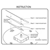 Y9RE Wood Clock Hands Mechanism with Hooks Clock Movement Replacement Kit for Clock 5