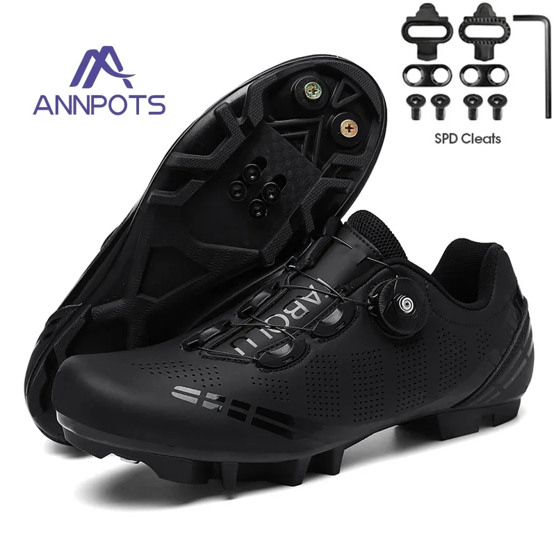 Chaussures De Cyclisme Homme - Route/VTT - Plates, Respirantes - Multi-tailles (Neufes, Boîte Ouverte)