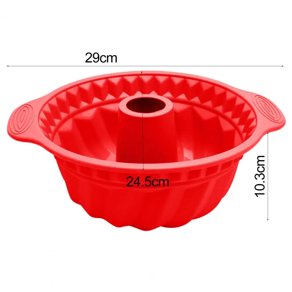  Chicrinum Silicone Bunte Cake Pan, Non-Stick 10-Inch Food Grade  Silicone Cake Mold, Silicone Baking Pan with Metal Reinforced Frame More  Strength: Home & Kitchen