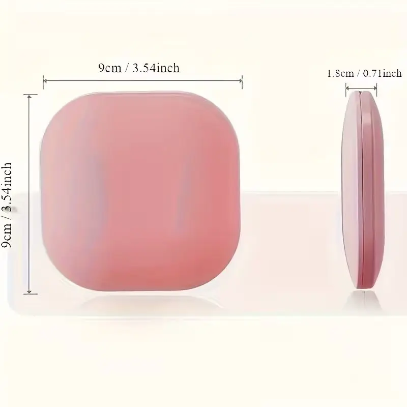 1pc USB-Powered Fold Touch Control Dual-Light LED Makeup Mirror - Portable 5X Magnifying Vanity Mirror with Dual-Sided Lighting,