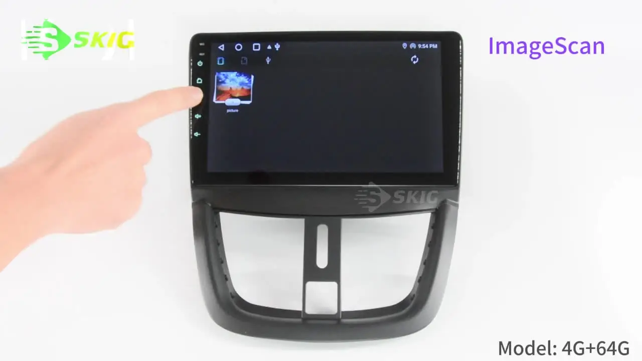 Для Peugeot 207 2006-2015 Android 14 автомобильный радиоприемник 4G GPS мультимедийный плеер