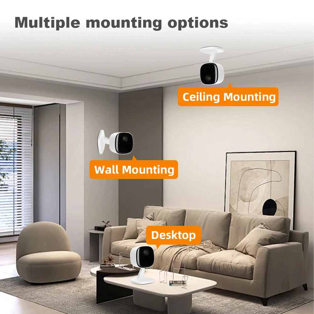 HD Wireless WiFi Network Camera Indoor Home High-definition Camera Outdoor Sports Camera Security Monitoring Equipment 4