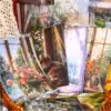6 style 30pcs Window Scenery Series Material Paper DIY Handmade Materials Scrapbook Diary Message Background Wall Decoration 5