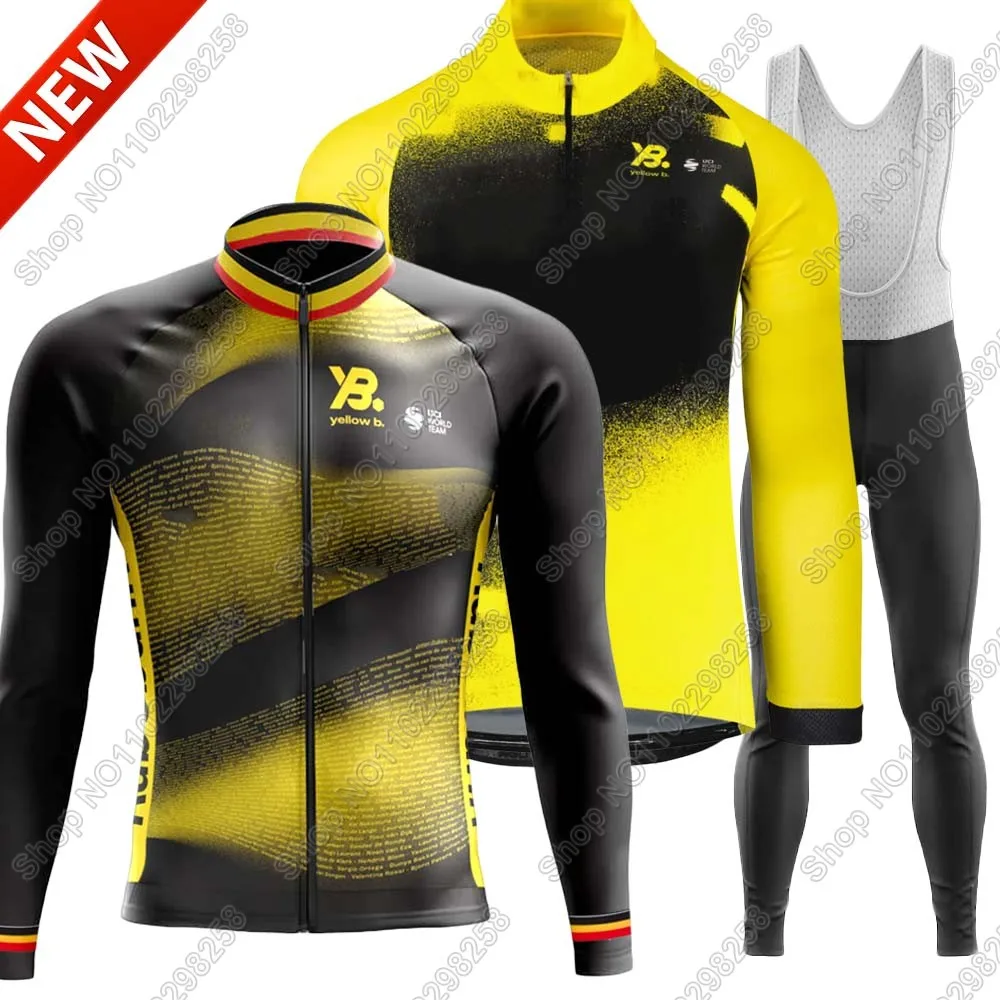Cycling Jersey Set Wingbeat-Clothing Road Bike Suit Mountain Bicycle Shirt Bib Shorts MTB Belgium Team France Tour SWARM