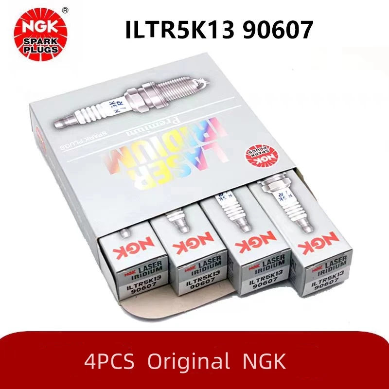 4Pcs-NGK-ILTR5K13-90607-Laser-Iridium-Platinum-Spark-Plug-for-Ford ...