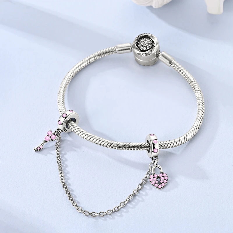 세이프티 체인 클래식 세이프티 체인 스토퍼 클립 참 오리지널 팔찌 주얼리 제작용