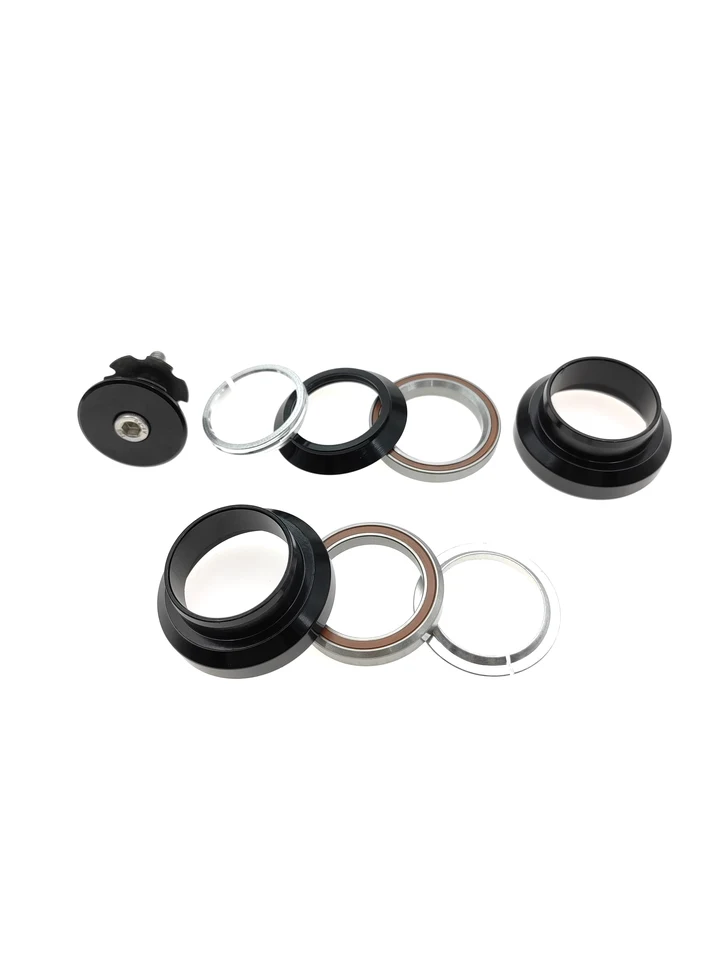 Jeu De Direction Vélo 1-1/8" - Pour Fourche 28.6mm, Cadre 34mm, Roulements Scellés, Aluminium 7075
