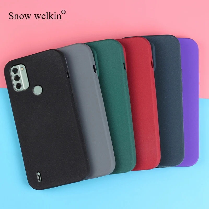 Sand Matte Soft Silicone Shockproof Anti-Slip Protective Phone Case Cover