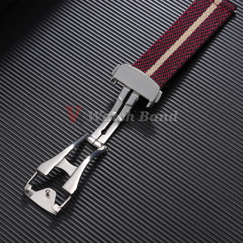 20mm Nylon Sports Watch Strap Soft Replacement Band