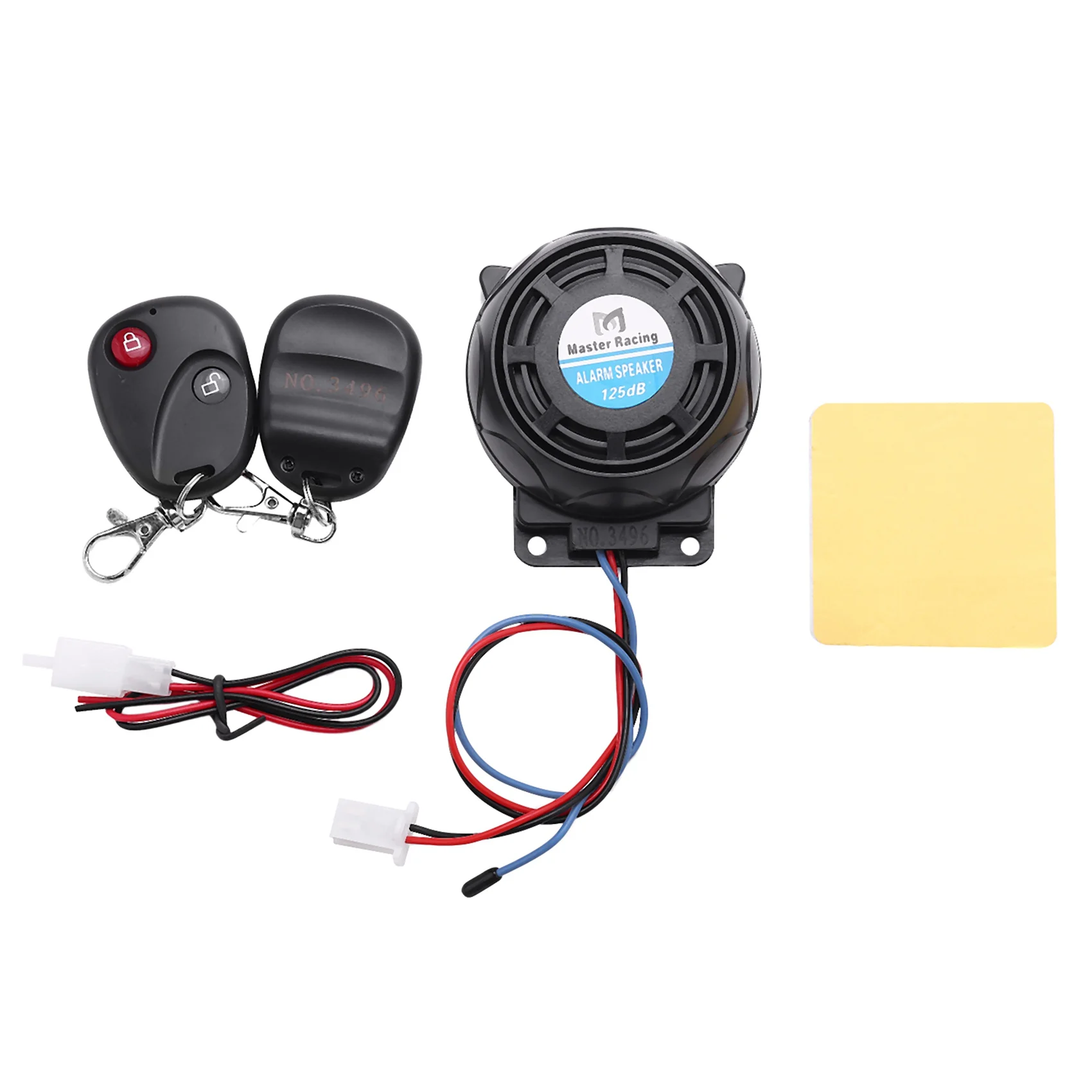 

Motorcycle Anti-Theft Alarm System Warning Vibration Lock Anti-Theft Alarm Double Remote Control