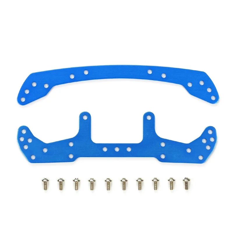 Originale Tamiya 95309 Duralluminio Larga F/R Piatto Blu Per Tamiya Mini 4Wd Auto Da Corsa