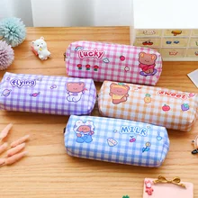 

Kawaii Stationery Storage Pencil Cases for Girls School Supplies Children's Pencil Bags Cute Anime Stationery Organizer Bag