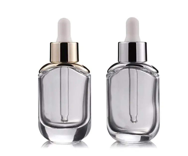 

30ml Essence Dropper Bottle High-grade Cosmetic Bottle Empty 1OZ Thick Shoulder Bottle-Cosmetic Packaging for Skin Care Cream SN