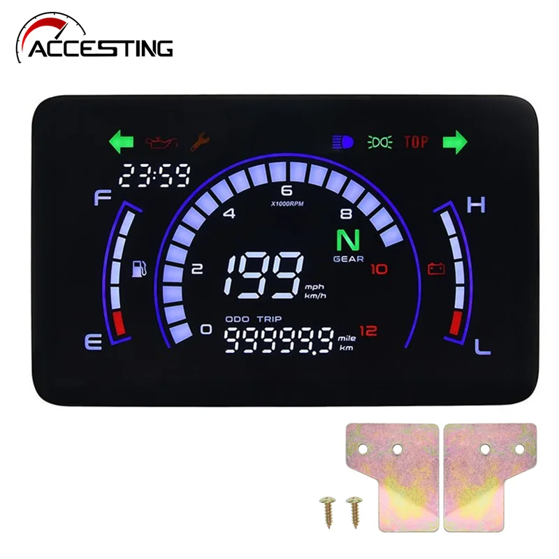 

Digital Motorcycle Speedometer For Honda EX5 Digital Speedometer Meter Assy