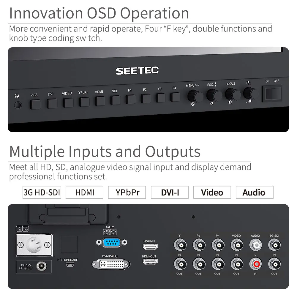 SEETEC P133-9HSD 13.3インチモニター、3G-SDI HDMI Amazon.com: SEETEC P133-9HSD 13.3 Inch Pro SDI Broadcast