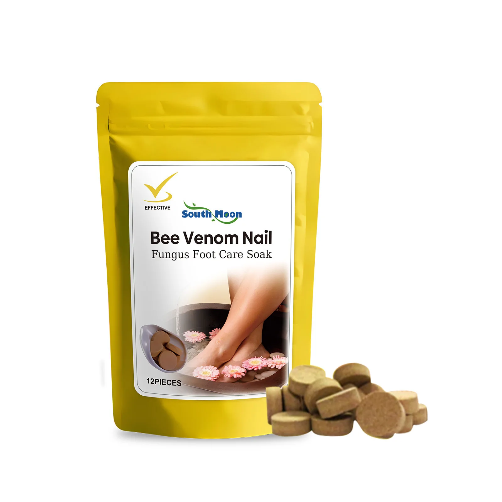 Anti Fungal Foot Soak Anti Infection Onychomycosis Paronychia Repair Discolored Thickened Nails Foot Peeling Moisturizing Pills