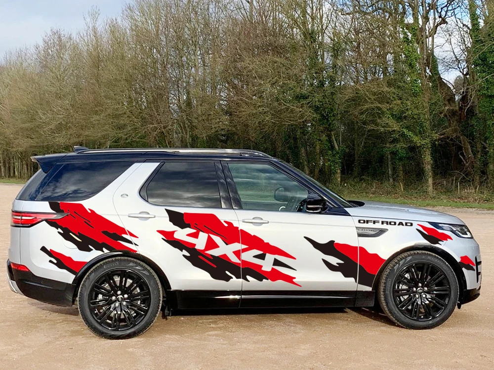 Für Land Rover Entdeckung 1 2 3 4 5 td5 4x4 Auto Aufkleber Offroad Styling Auto Seite Vinyl Film Dekor Aufkleber Tuning Zubehör – Detail 2