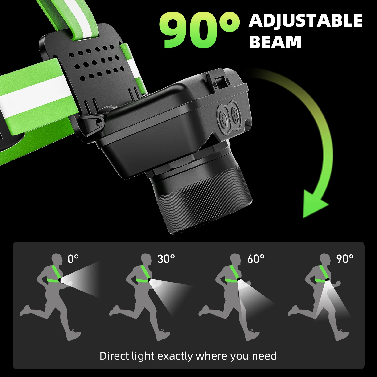 USB Rechargeable LED Safety Vest For Running Cycling 500m Visible Elastic Band Reflective Jacket For Men Women Kids Adult