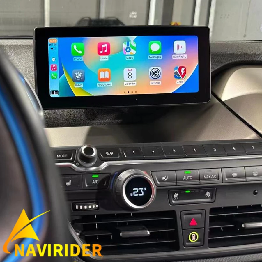 10.25" Android 13 Wireless Carplay Touch Screen For BMW i3 I01 NBT EVO