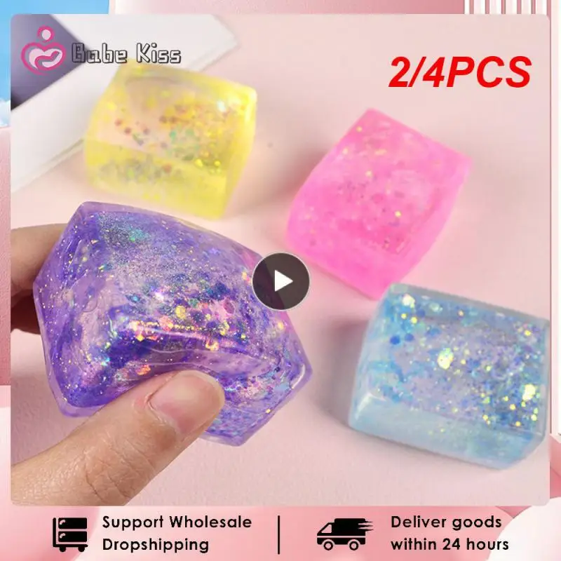 

2/4PCS Decompression Pinch Music Durable Materials Comfortable Feel Fun And Interesting Can Be Reused Cooling Effect