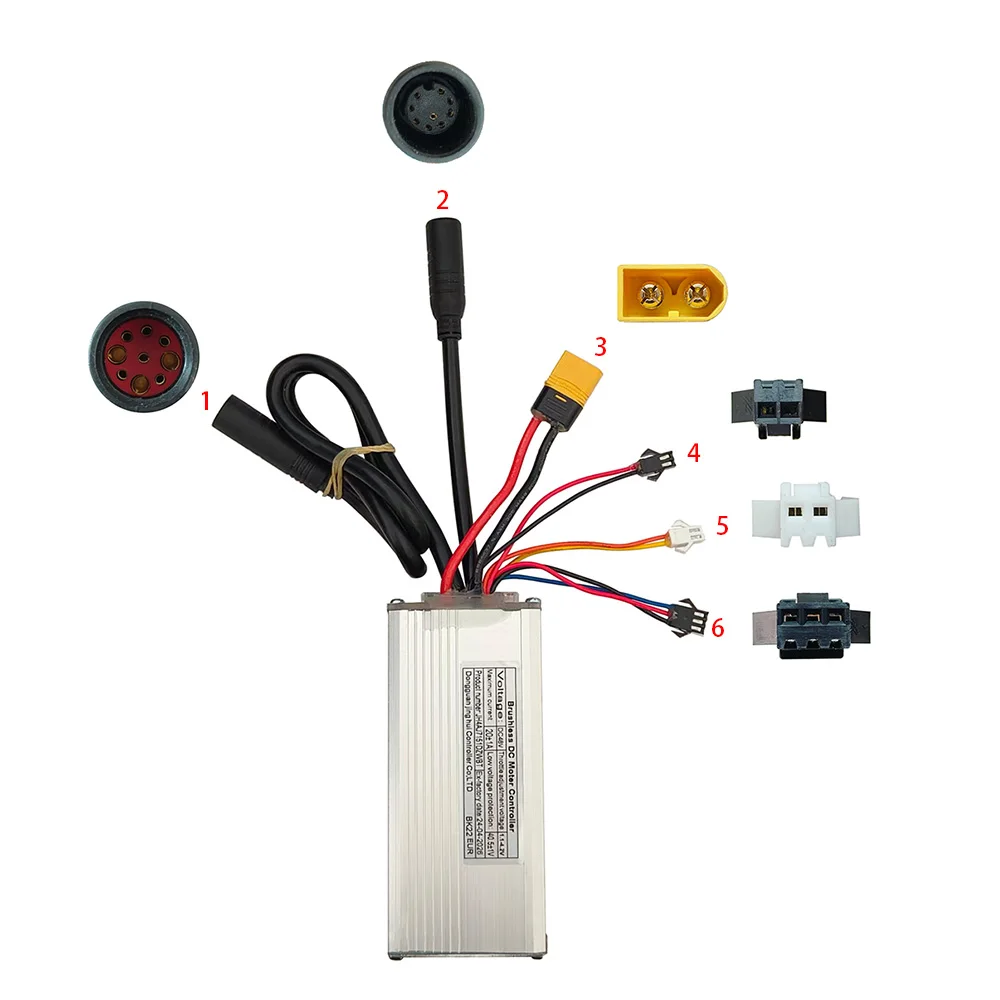 JH4AJ7151DZWBT 48V 20A 브러시리스 모터 컨트롤러 (전기 자전거 속도 부품, 전기 스쿠터, MTB 팻 바이크 속도 컨트롤러)
