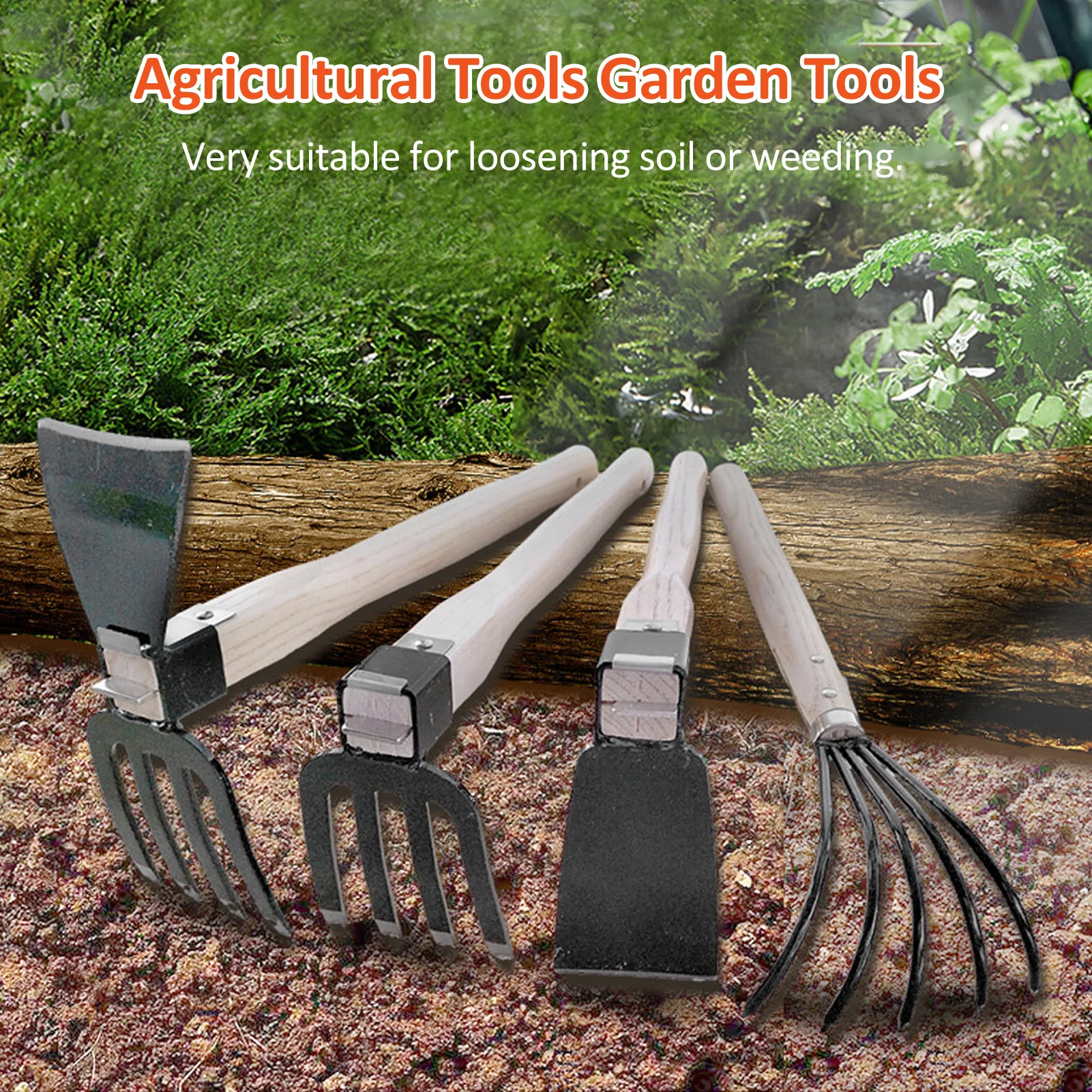 Handheld Garden Hoe & Rake 1
