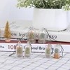 DIY Cactus Miniature Succulent Cactus Terrarium Wearable Necklace Live Succulent Plant Pendant Random Style 3