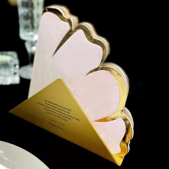 Lot De 40 Serviettes En Papier Jetables Pour Mariage, Fête