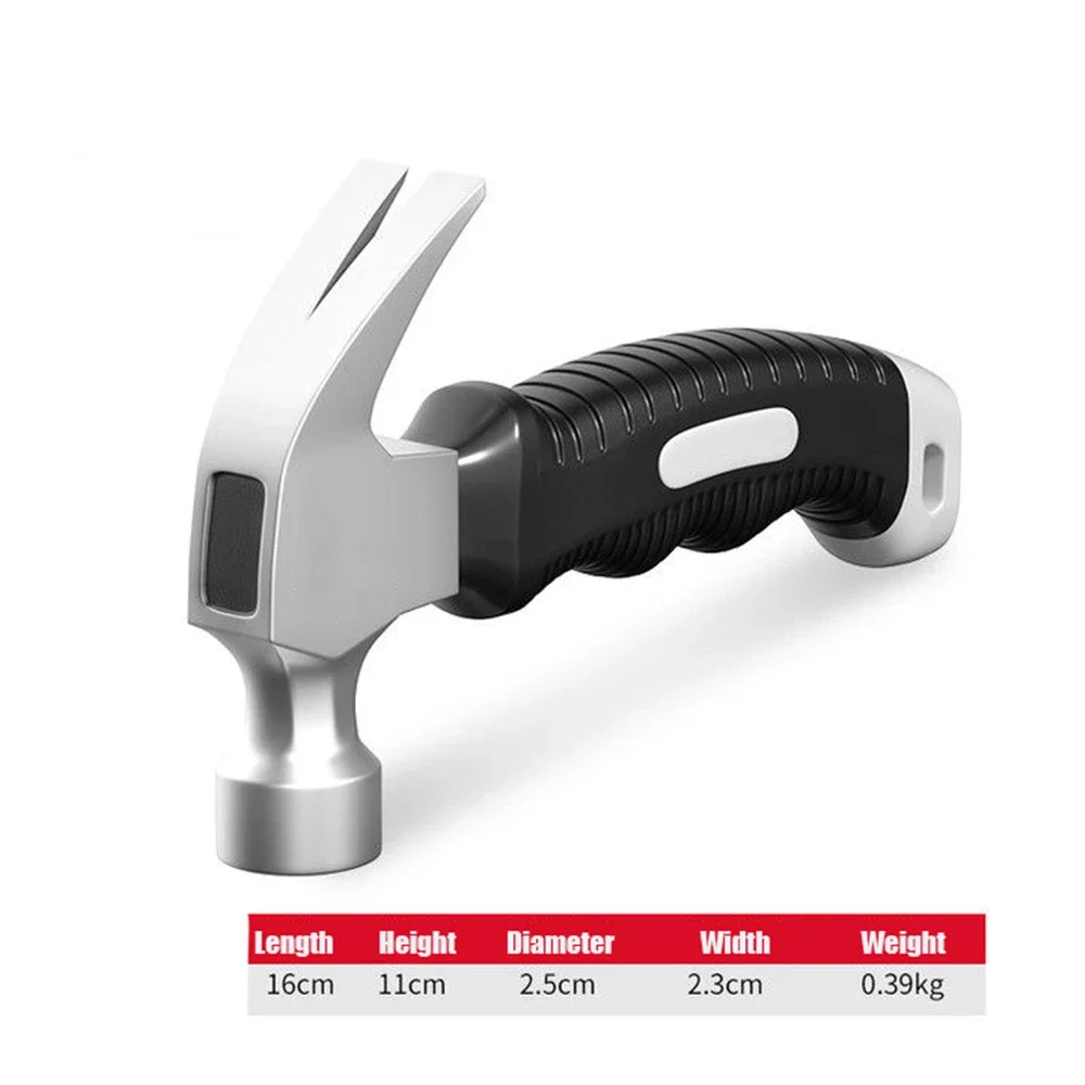 SEIWEI 4oz Mini Claw Hammer Set - 5 Pack Steel Woodworking Tools For Kids & Adults