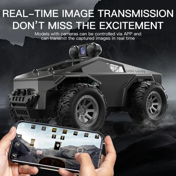 Auto RC 1:28 con Telecamera HD FPV WIFI, Mini Auto Telecomandata per Acrobazie con Luci LED, Controllo APP, Auto da Corsa Giocattolo, Regalo
