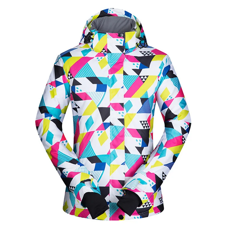 MUTUSNOW New Winter Women's Warm Snow Clothes Breathable Waterproof Ski Sport Hoodies Outdoor Female Snowboard Ski Jacket