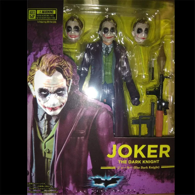 Bandai Shf Batman Joker Action Figure Toys 15Cm Di Alta Qualità Joker Statue Model Doll Ornamento Da Collezione Regali Per Kid Friend