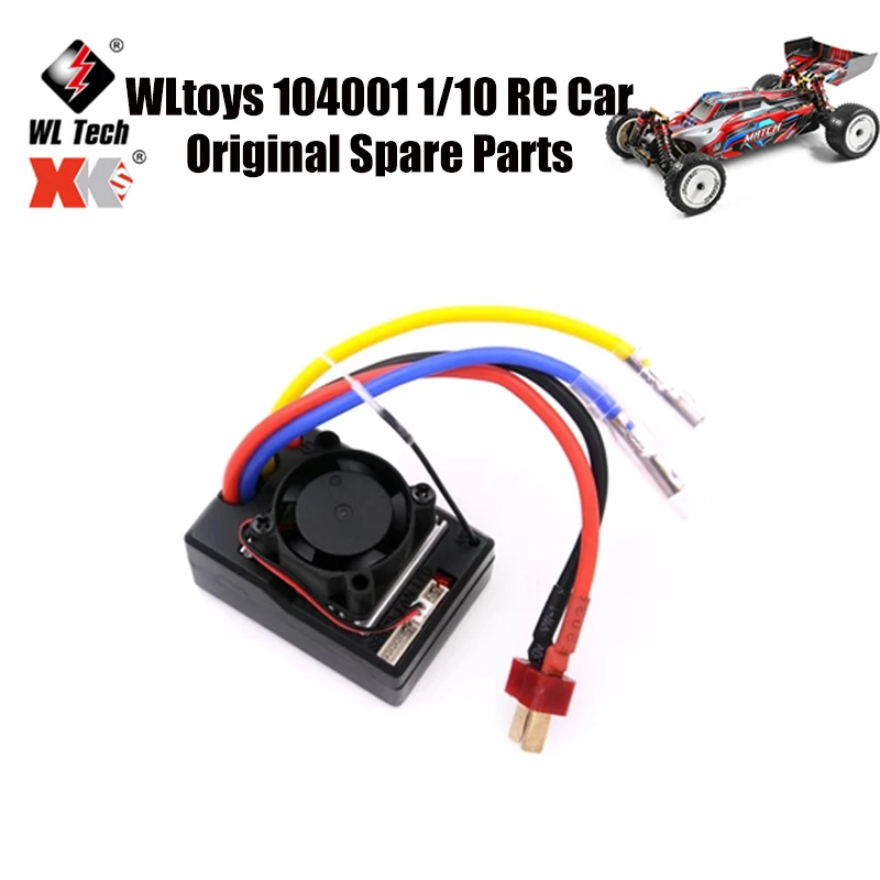 

Wltoys 104001 1/10 оригинальные запасные части для радиоуправляемых автомобилей 104001-1922 печатная плата приемника с охлаждающими элементами