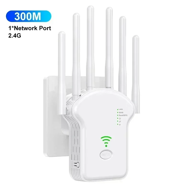 מרחיק WiFi 1200Mbps מגבר אות WiFi דו פס 2.4G/5G מגבר אות חיצוני עם יציאת Ethernet כיסוי מלא 360 מעלות