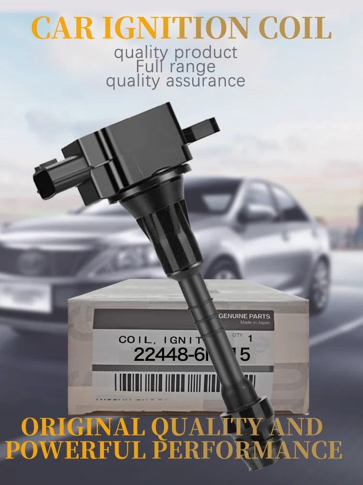 Ignition Coil Pack 1.8 Compatible with Nissan 2002-2006 Sentra, 2001-2005 Almera 1.8L L4 Coil Replacement 224336N015 224486N015