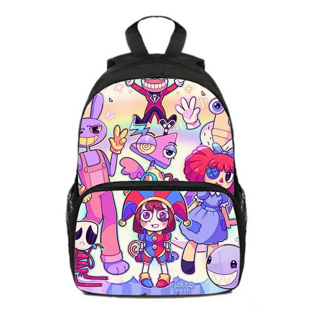 Hot The Amazing Digital Circus School Bag Zaino Zaino Per Studenti The Amazing Digital Circus Cartoon School Bag Mochila