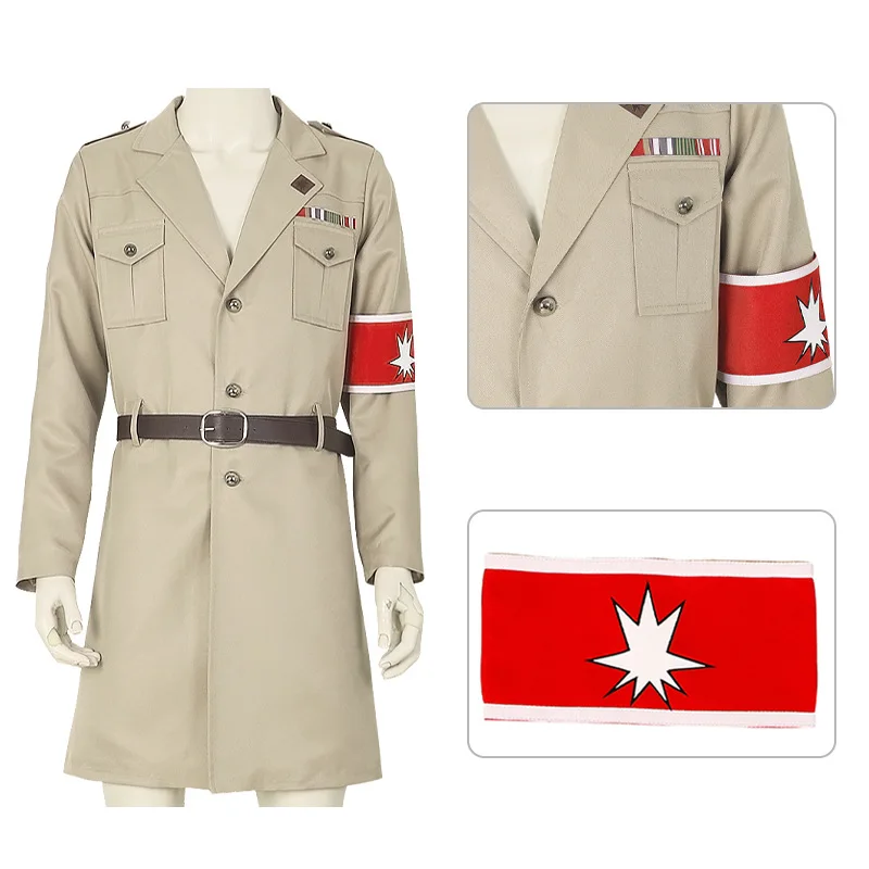 Attack on Titan Marleyan Officer Survey Corps Cosplay Costume Set