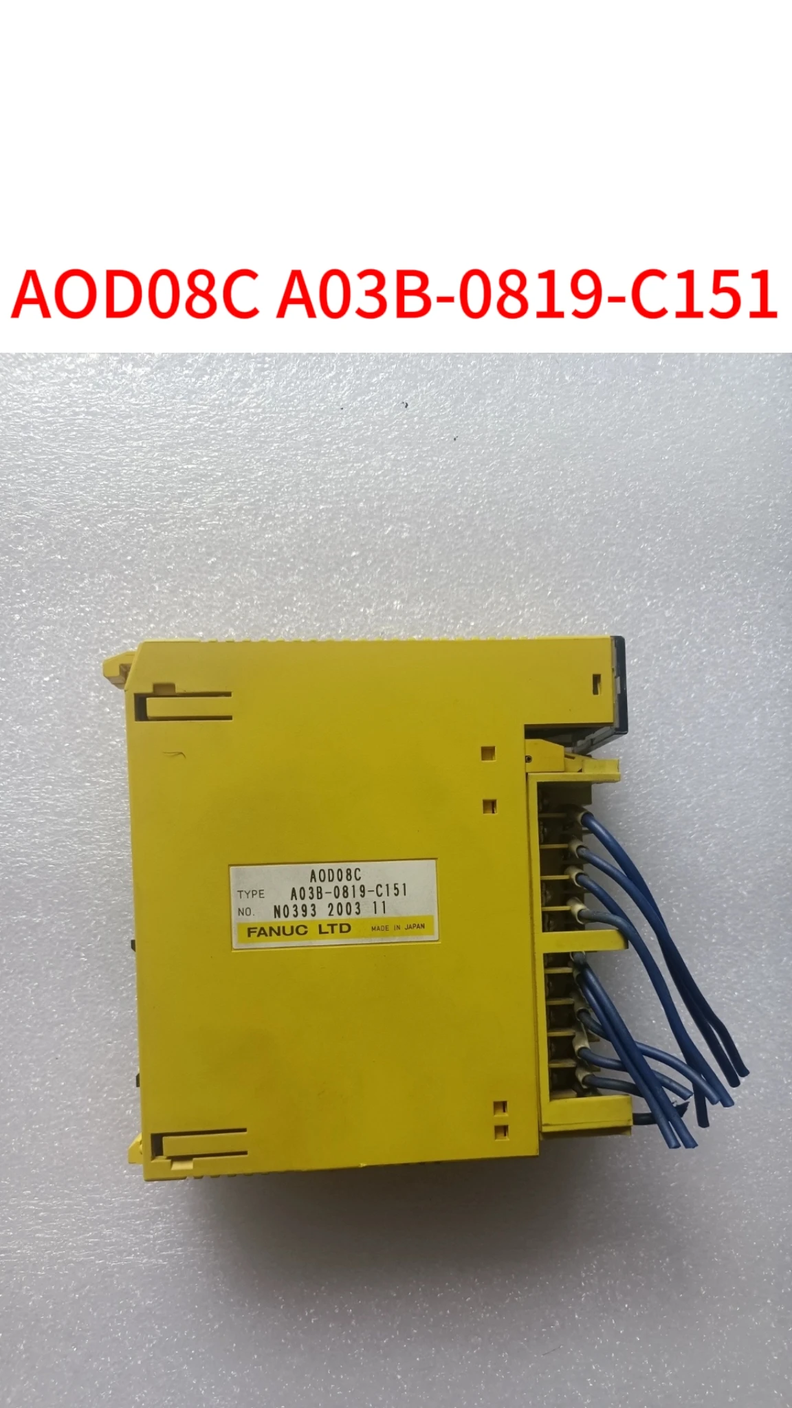 

Second-hand AOD08C A03B-0819-C151 test ok