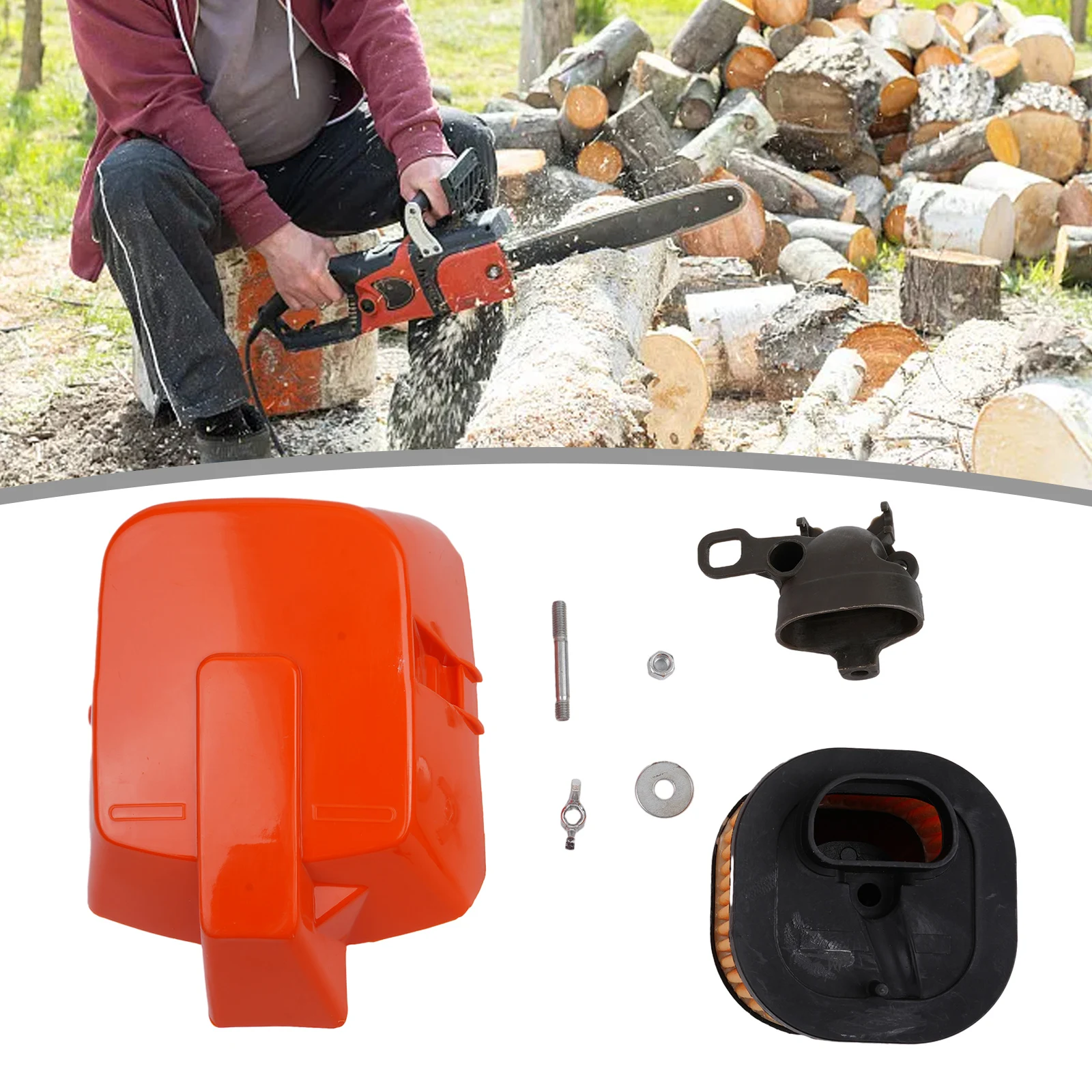 Air Filter Cleaner Cover Intake Adpator For 362 365 372 372XP Chainsaw =Garden =Power Tools Lawn Mower Parts