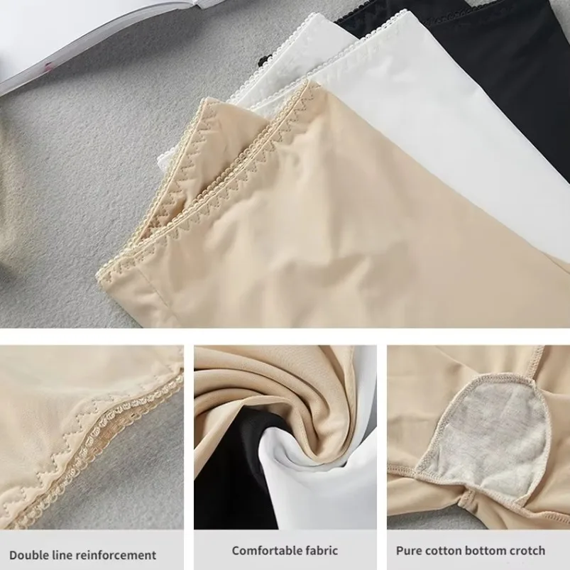 Safety Under Skirt Dress Shorts Women Ladies Female Cycling Panties Slimming Seamless Underwear Ice Silk Summer Safety Pants