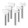 2025 Trend6 Pcs Stainless Steel Toothpaste Tube Squeezers Key Toothpaste Squeezers For Bathroom Hair Dye Cosmetic Tubes Squeezer 1