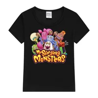 My Singing Monsters Summer Anime T-shirt Kids Clothes Kids T Shirts Casual Short Sleeve 100% Cotton Tops Y2k Boys Girl Clothes 1