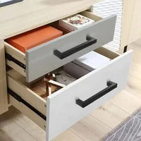 6 ชิ้นสแควร์เฟอร์นิเจอร์ฮาร์ดแวร์ตู้จับสแตนเลสลูกบิดประตูตู้ลิ้นชักดึง 64 มิลลิเมตร 128 มิลลิเมตร 160 มิลลิเมตร 224 มิลลิเมตร 256 มิลลิเมตร 5