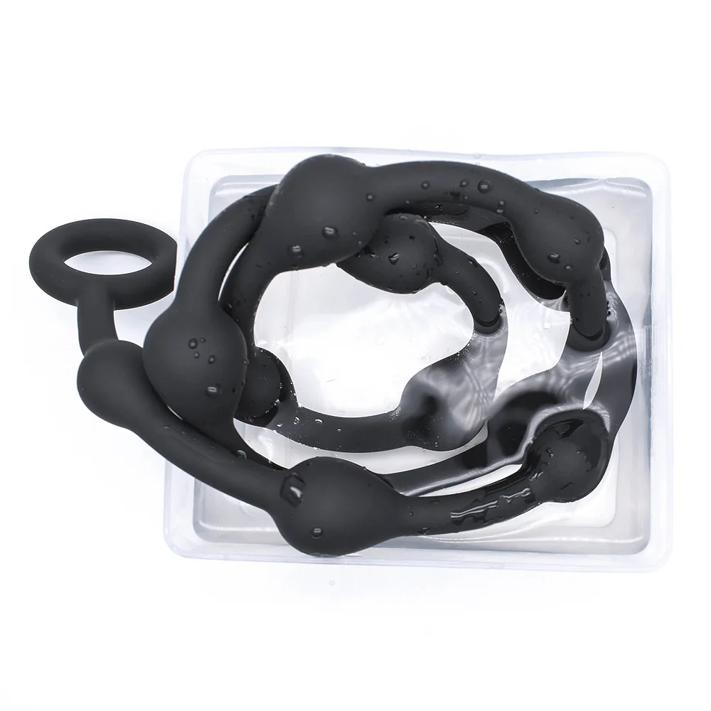 Dildo con perline lunghe e lunghe, per massaggio alla prostata, giocattoli sessuali per adulti per donna/uomo, con cinturino_voghion.com